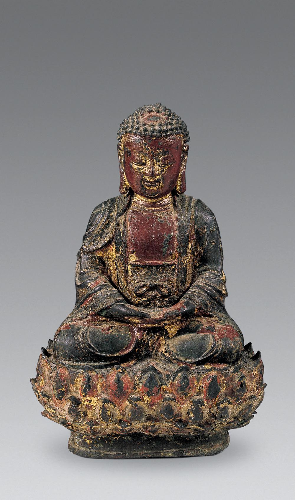 释迦牟尼铜像-中国古代瓷器杂件-雅昌拍卖