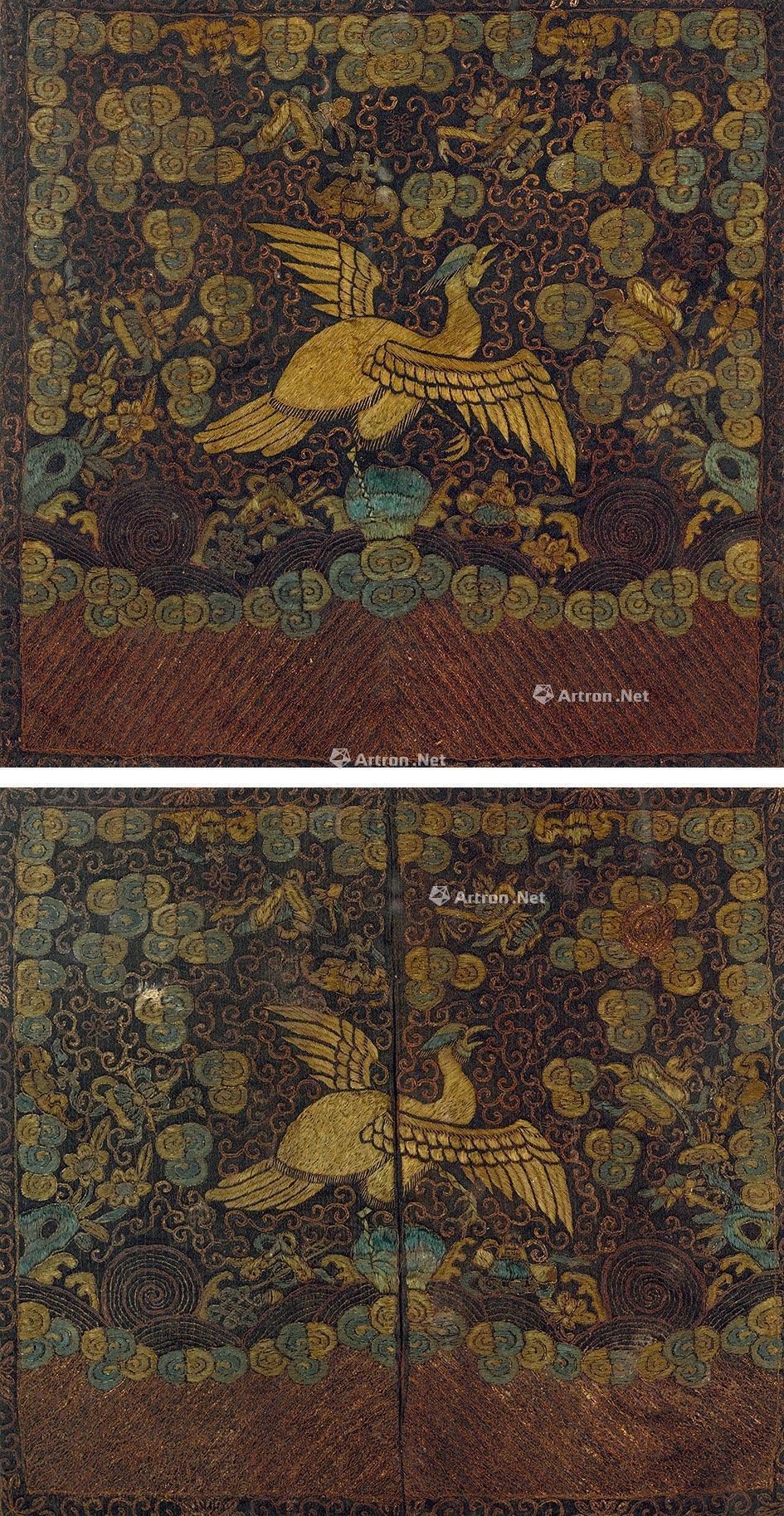 六品文官补子(鹭鸶)-荀令衣香——清代官补,织锦专场-雅昌拍卖