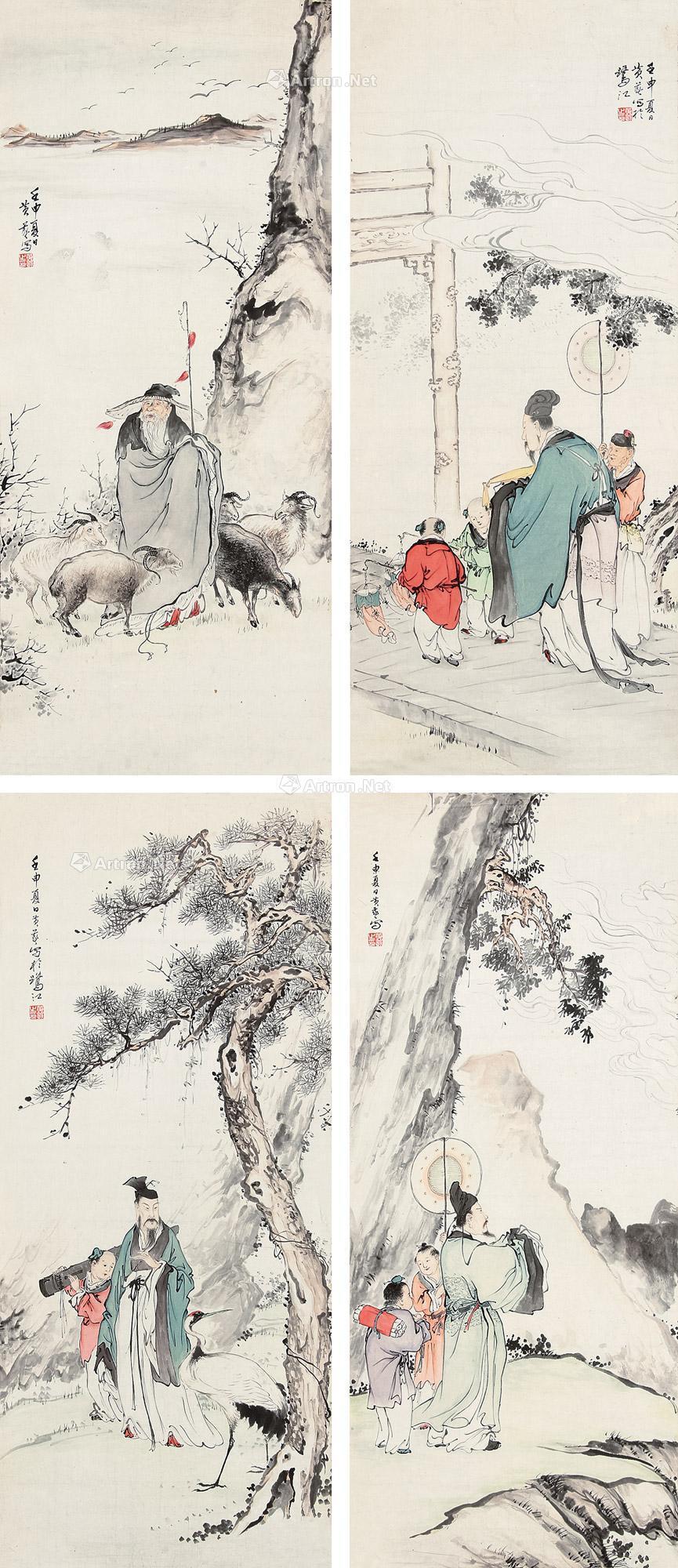 忠孝廉洁人物-中国书画-雅昌拍卖