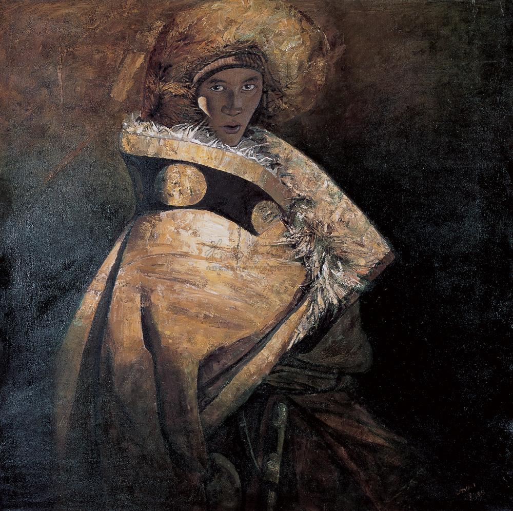 0037 2004年作 珠姆 布面油画