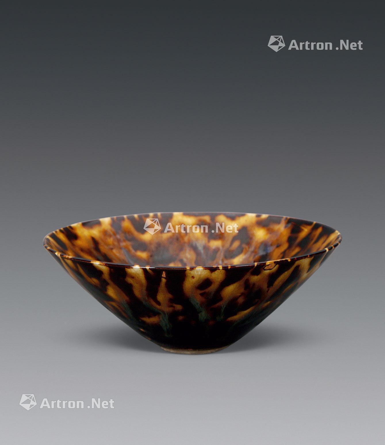 0060清吉州窑玳瑁盏