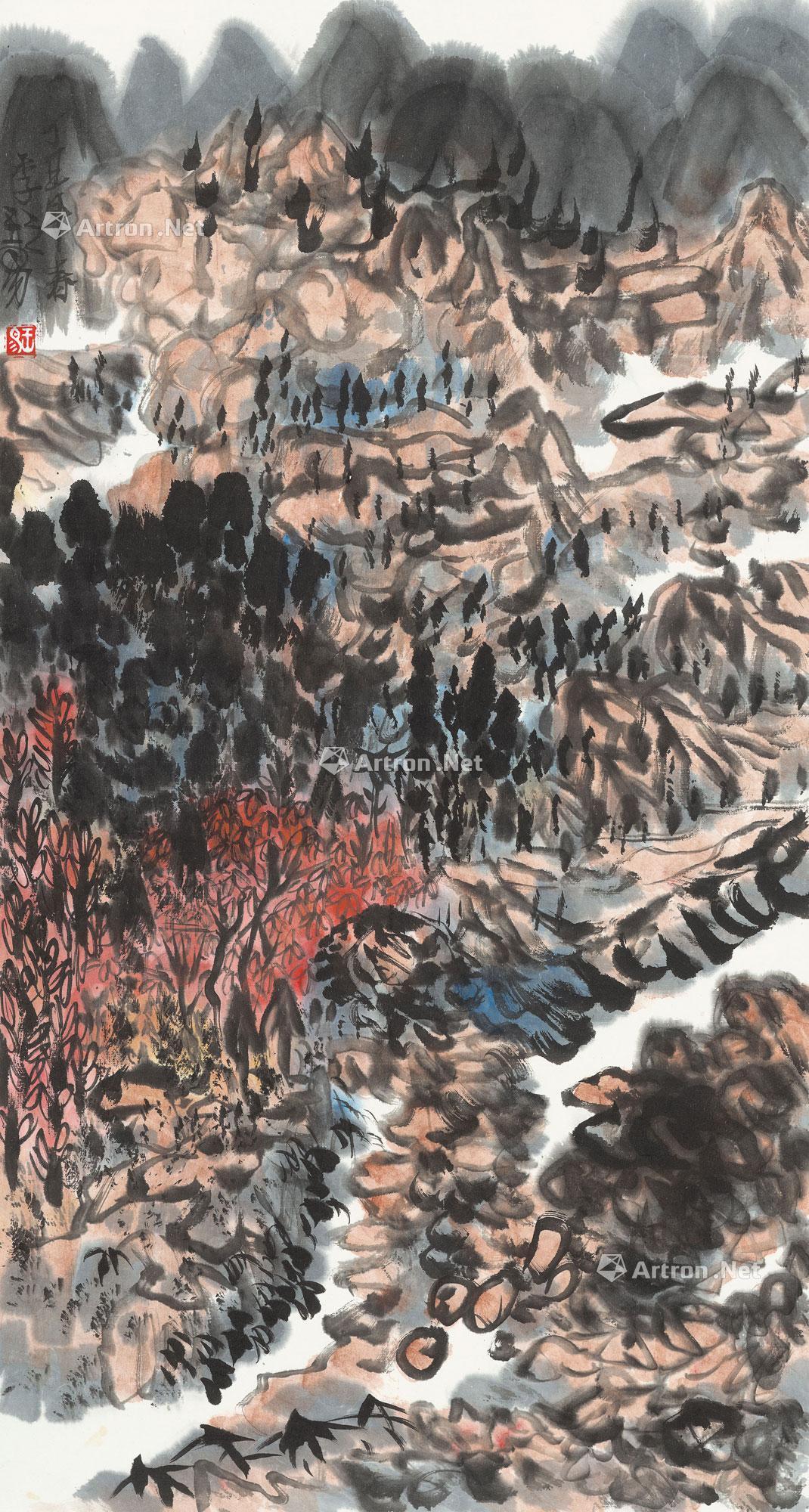 《层林尽染》-睡起有茶——中国书画(一)-雅昌拍卖