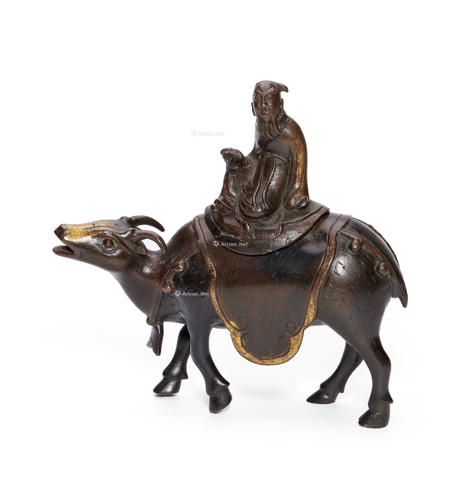 铜鎏金老子出关香熏-韫古—古董珍玩ii-雅昌拍卖