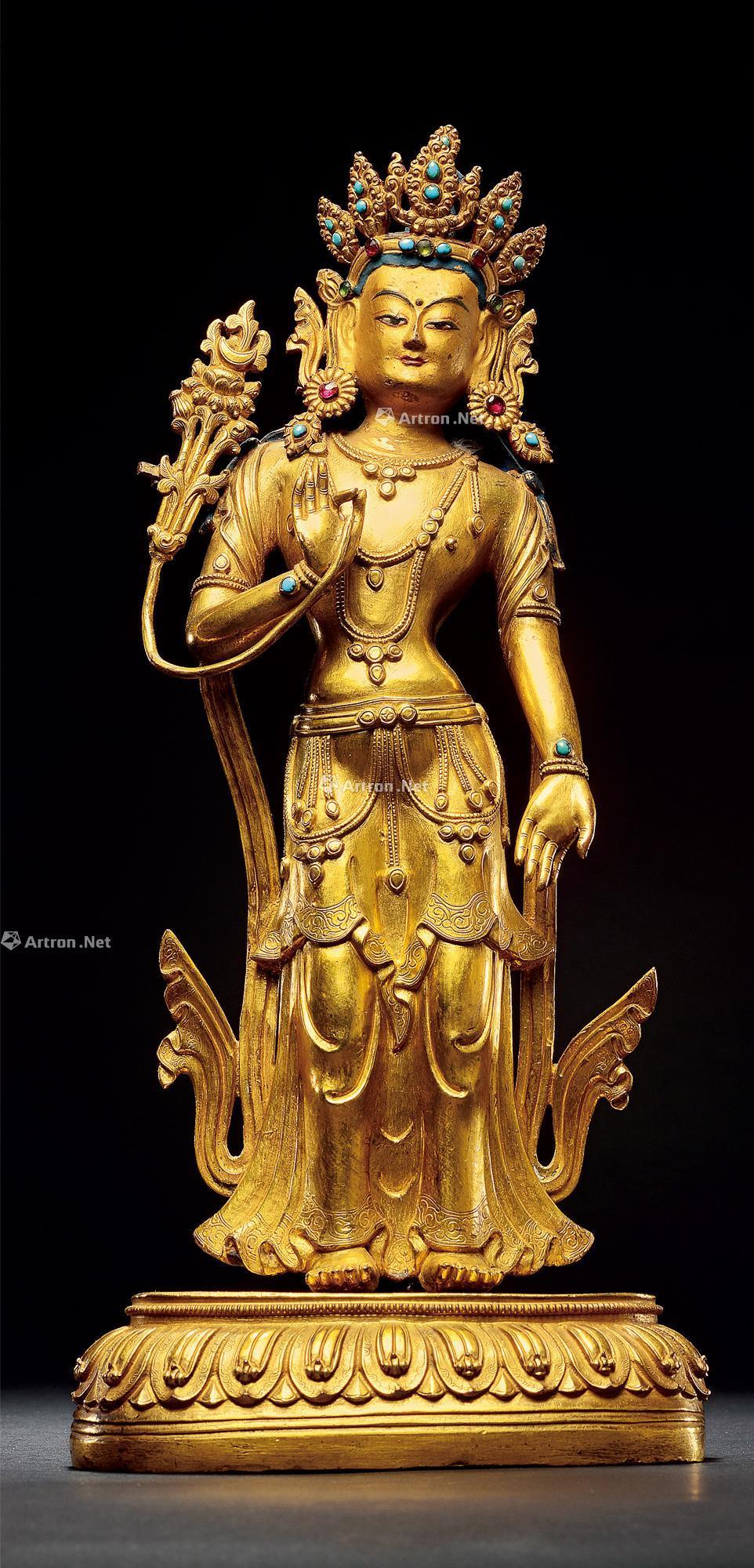 除盖障菩萨-佛缘——古代佛造像和绘画艺术专场-雅昌拍卖