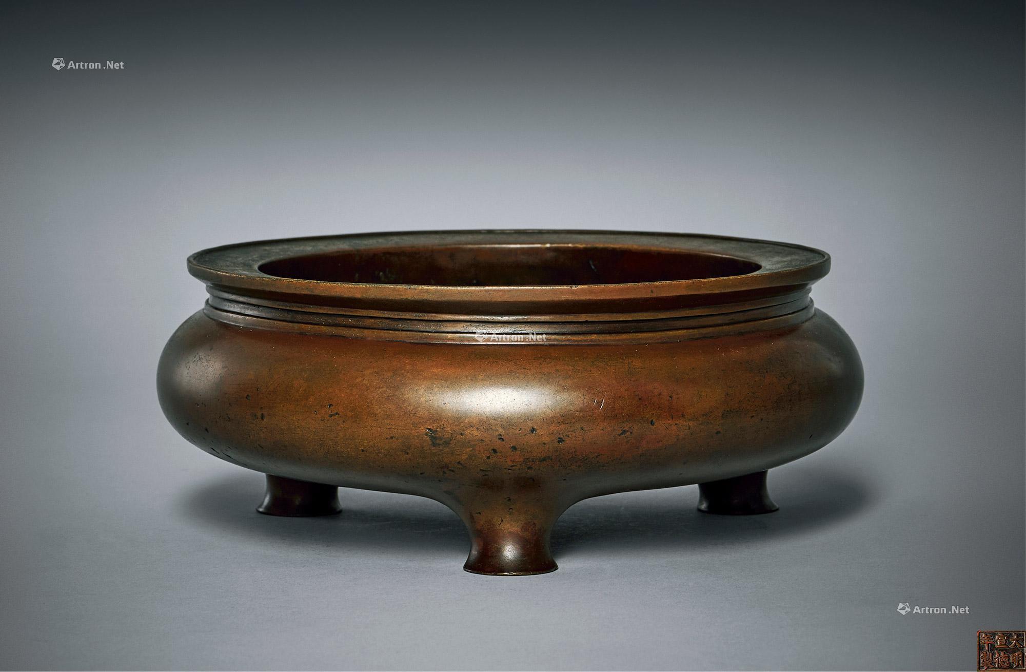 大明宣德年制款鬲式炉-云水禅心—佛教及铜炉艺术精粹-雅昌拍卖