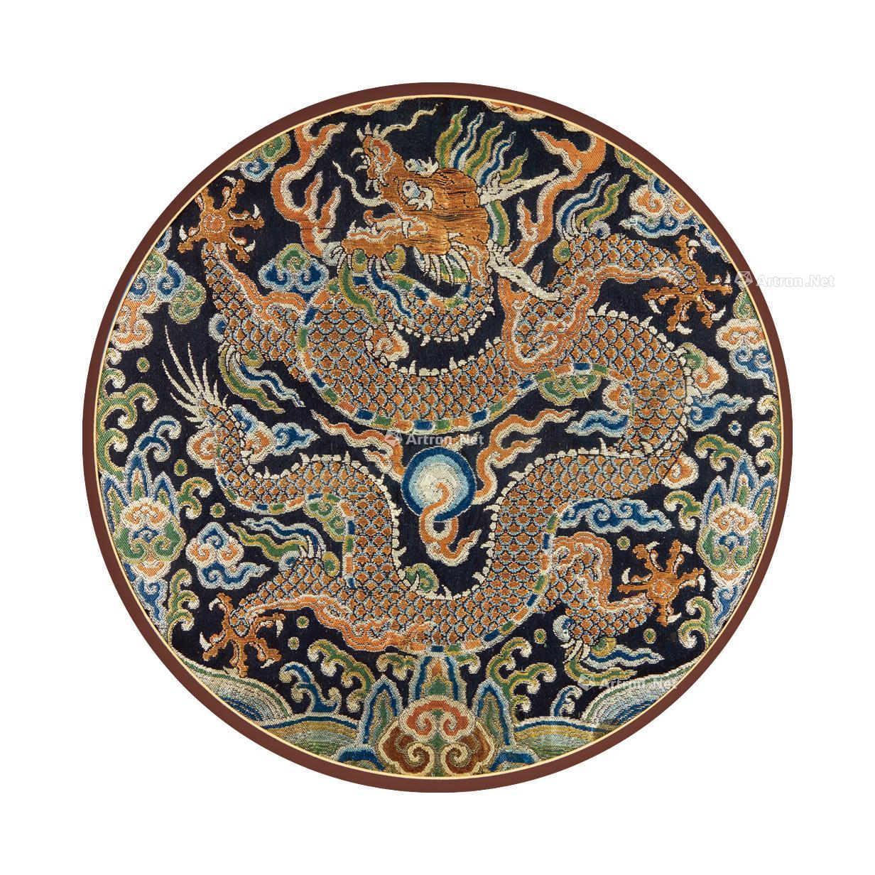 五彩妆花团龙补-青云霓裳—中国古代织绣艺术-雅昌拍卖