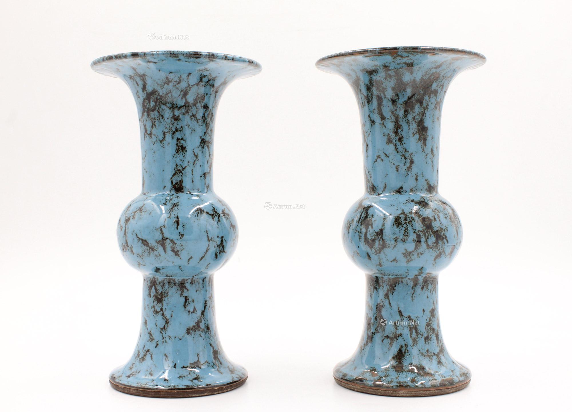 绿松石釉花斛-瓷器-雅昌拍卖