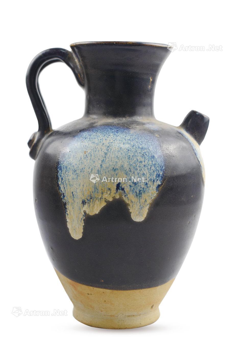 鲁山窑花釉执壶-书画,瓷杂,钱币-雅昌拍卖