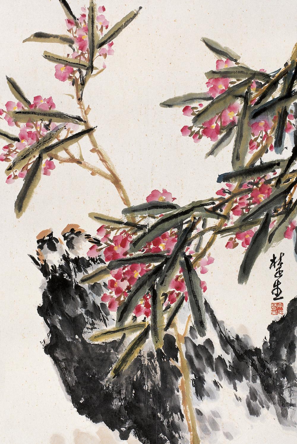 夹竹桃-中国书画-雅昌拍卖