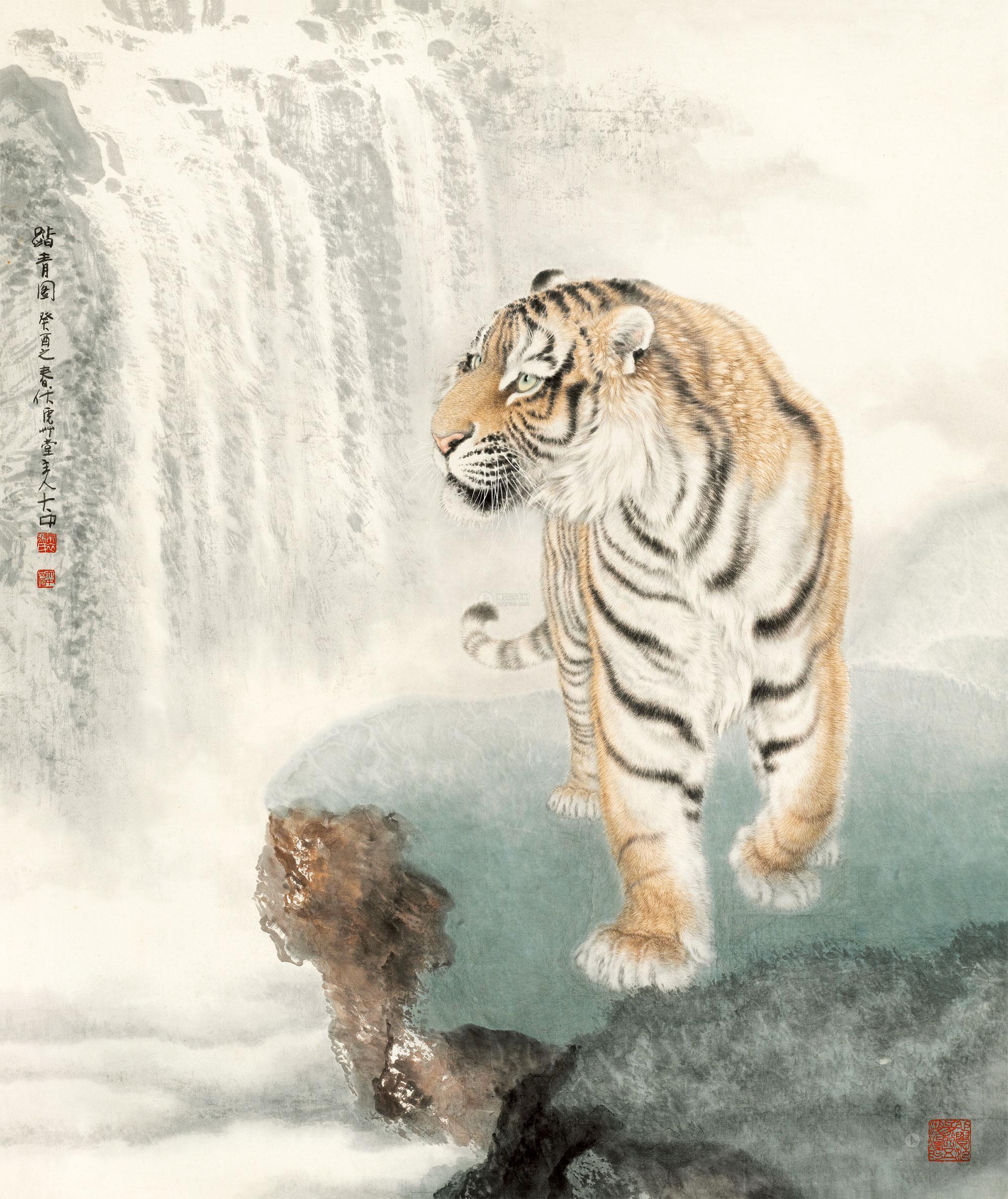 踏青图-当代书画专场-雅昌拍卖