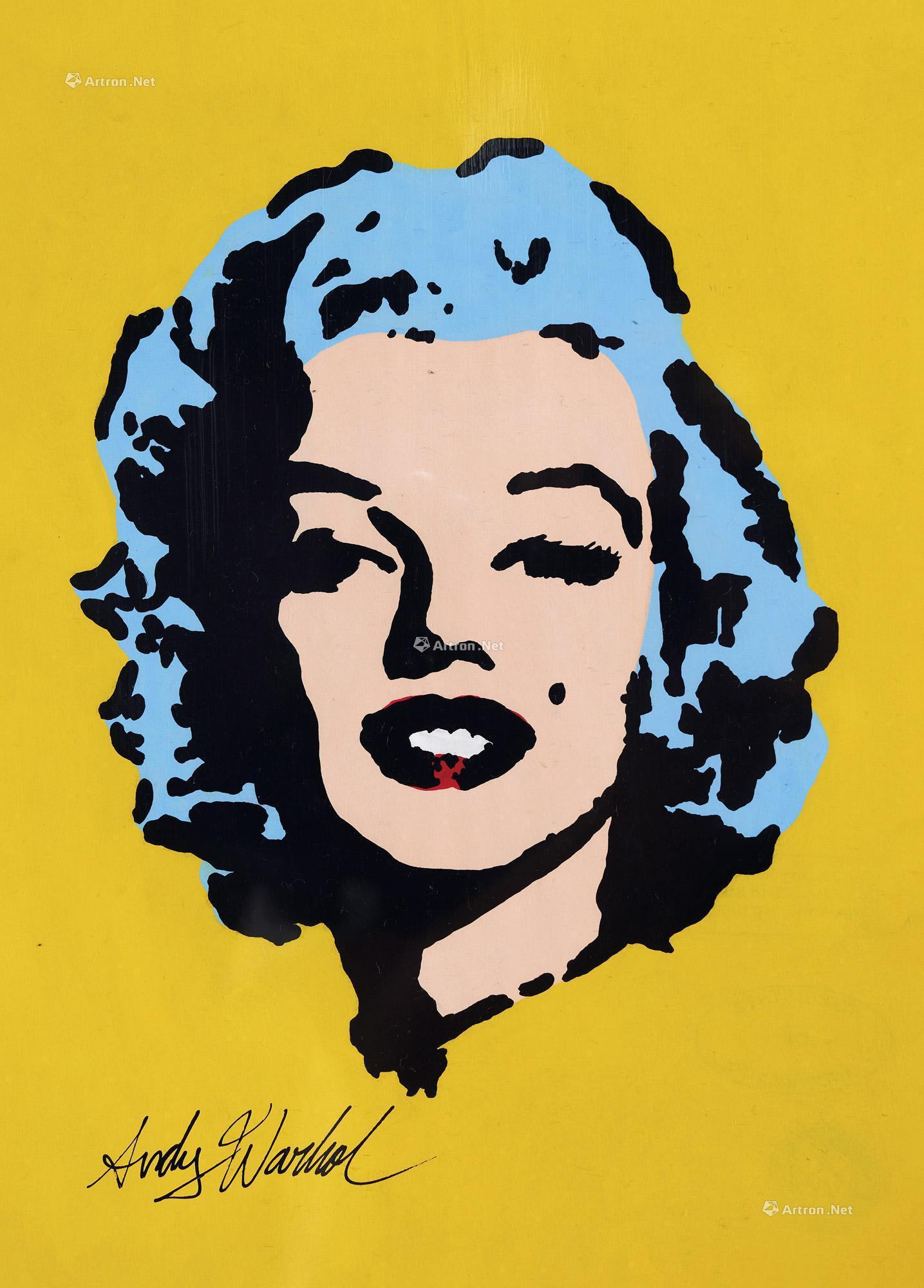 17611982年作玛丽莲梦露纸本丙烯