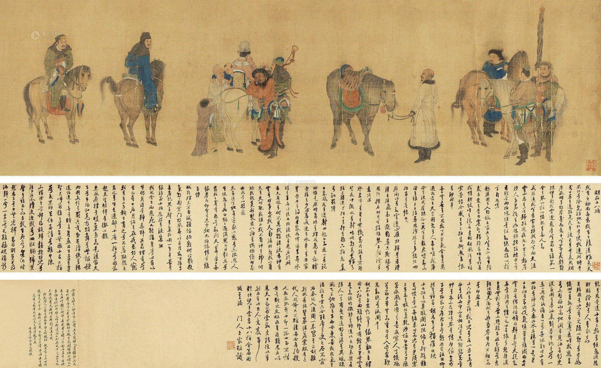 文姬归汉图-中国书画(二)-雅昌拍卖