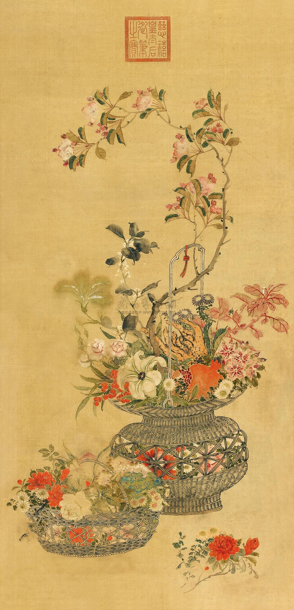 篮花-中国古代书画-雅昌拍卖