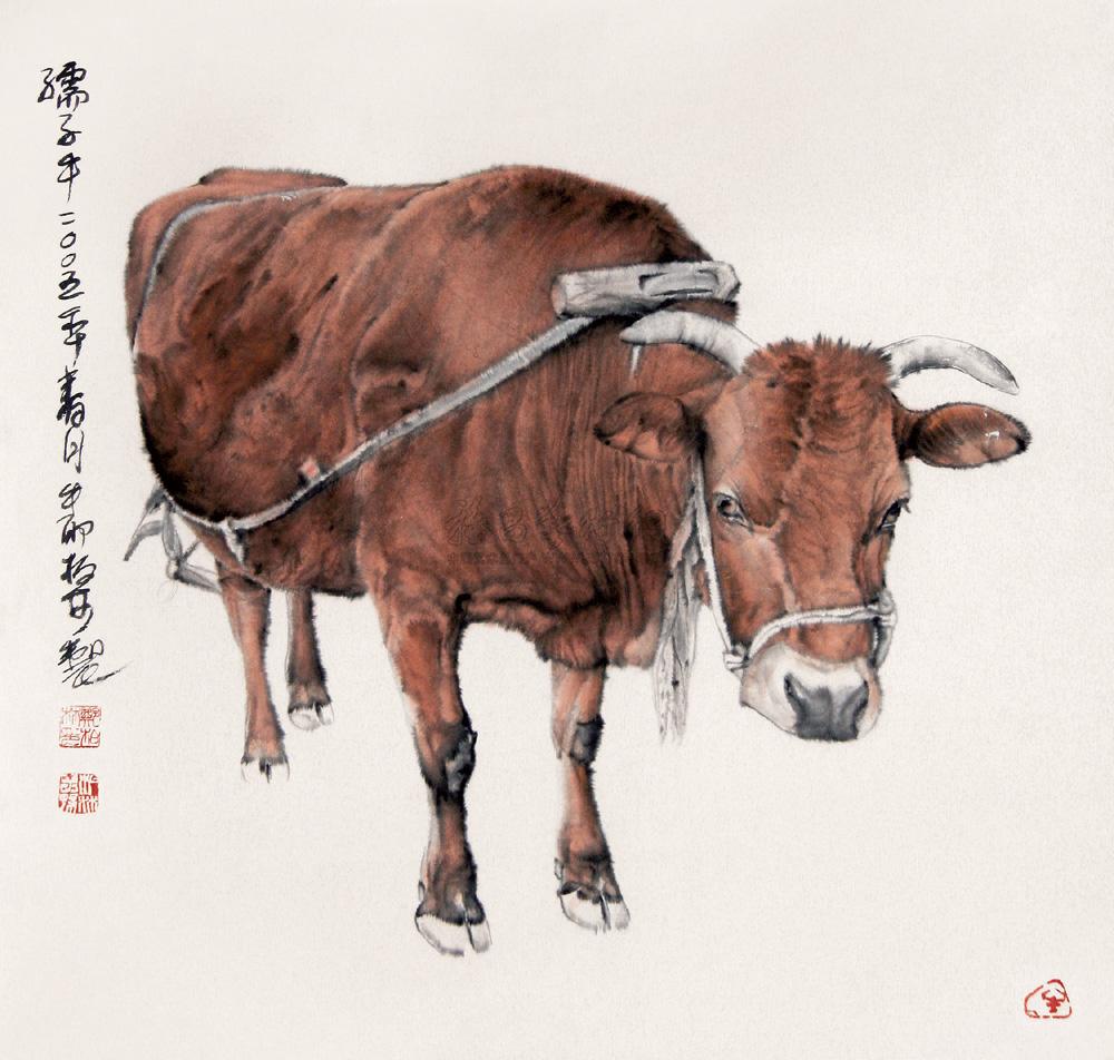 孺子牛-中国书画-雅昌拍卖