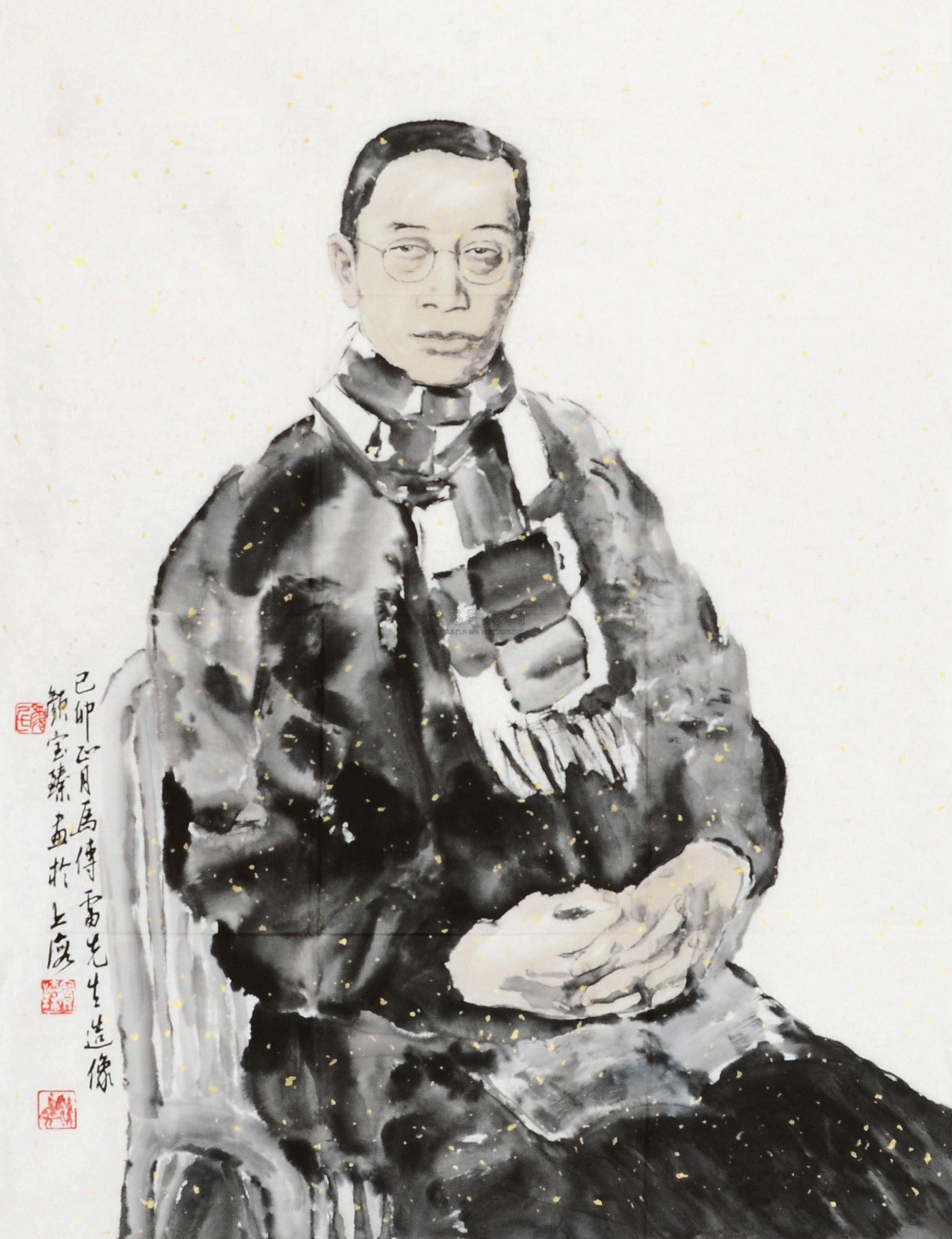 傅雷像-中国书画-雅昌拍卖