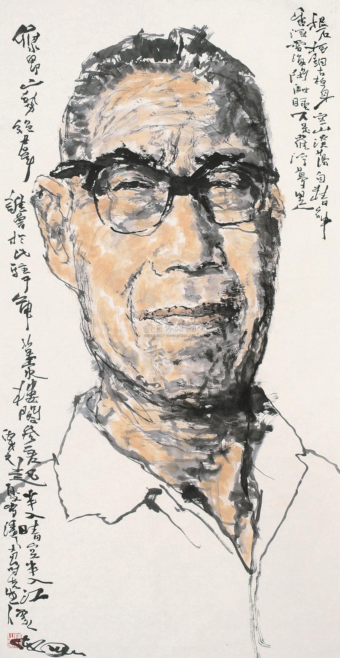 潘天寿像-中国书画-雅昌拍卖