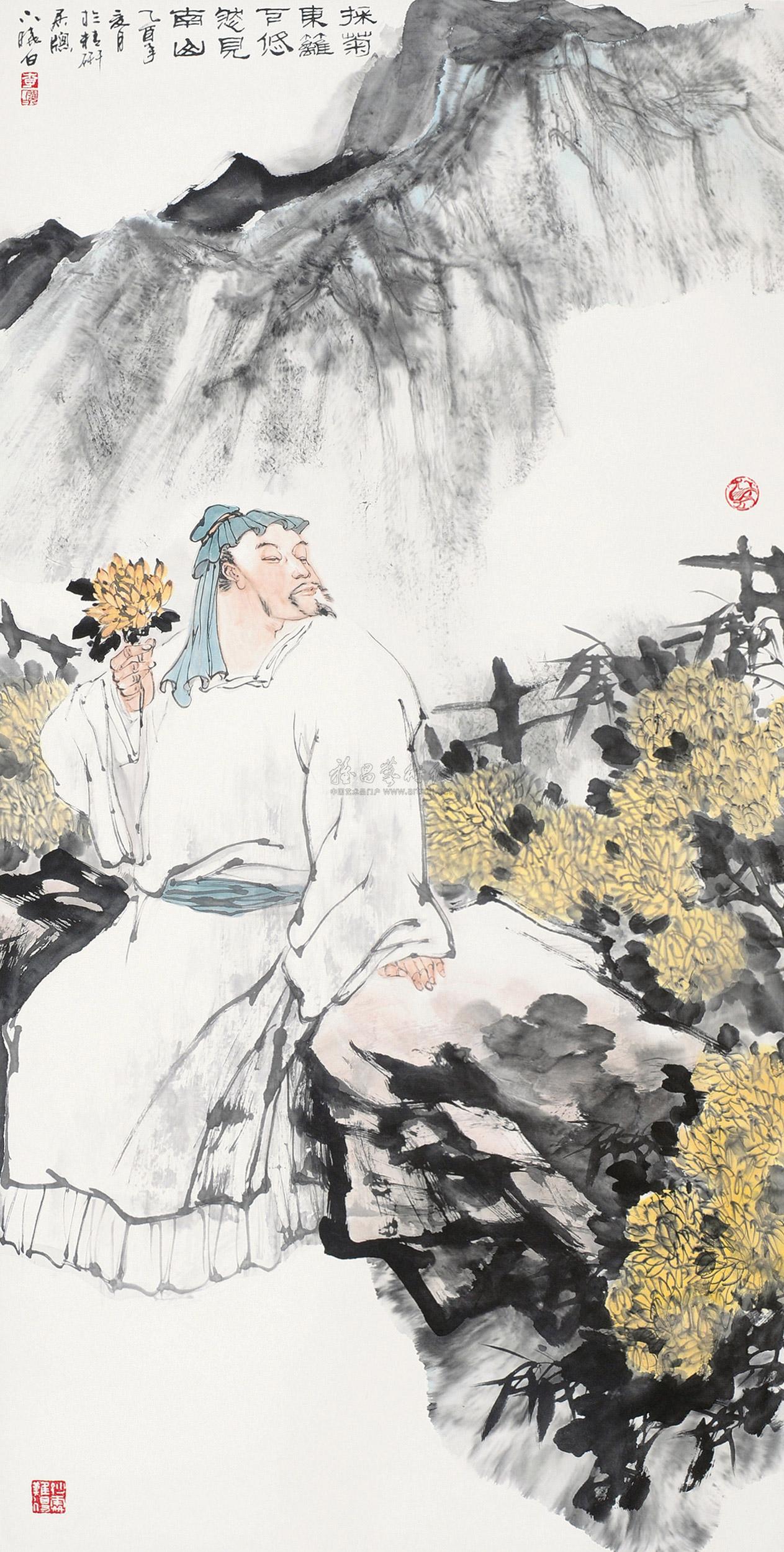 采菊东篱下-中国书画-雅昌拍卖