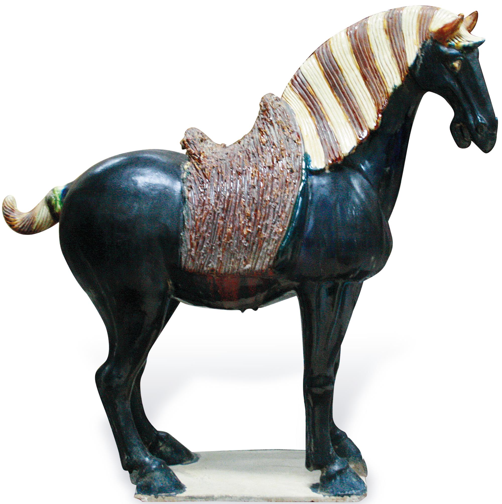 落釉三彩马-书画,佛像,陶瓷,玉器杂项69-雅昌拍卖