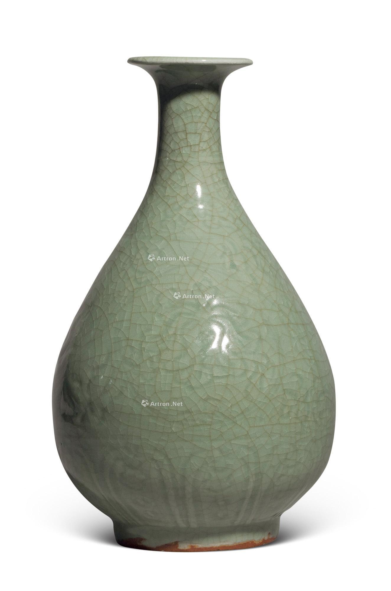 1962明初龙泉窑玉壶春瓶