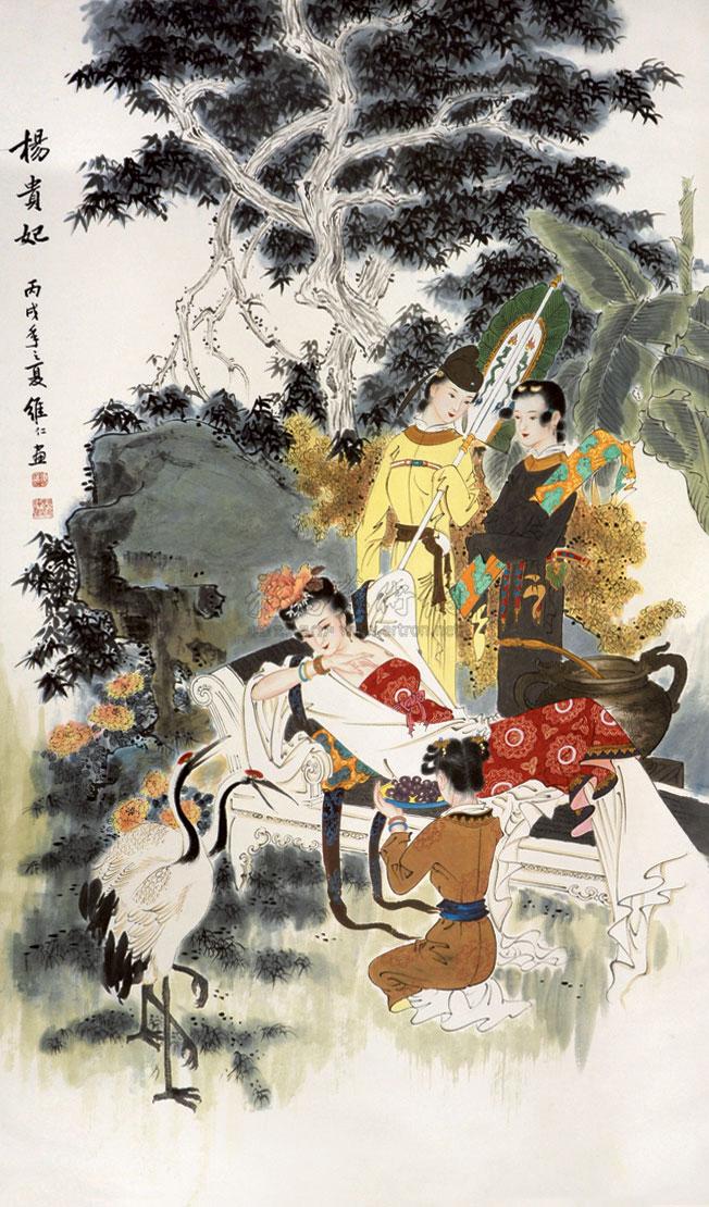 0598杨贵妃立轴