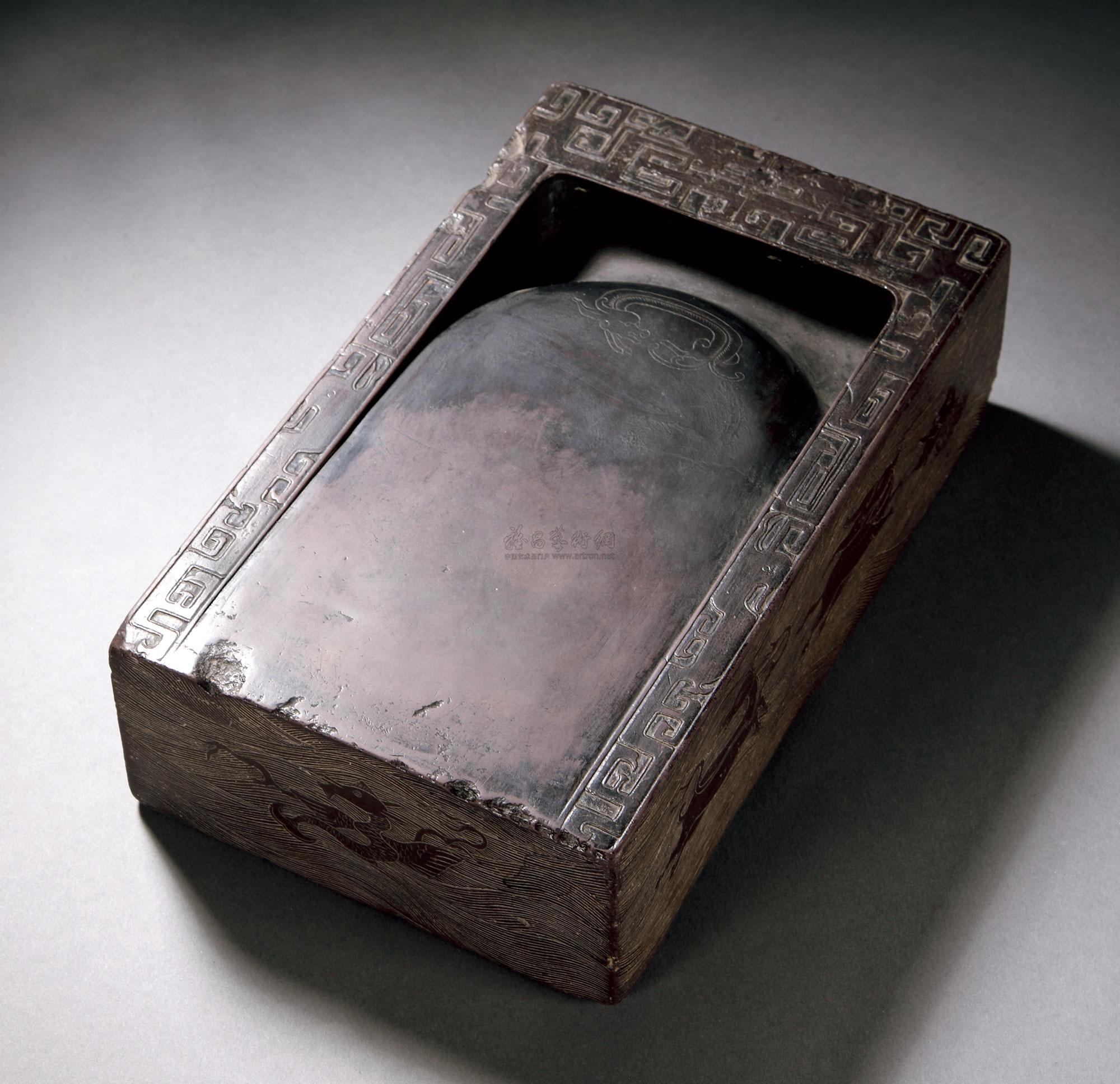 端石海兽纹长方砚-砚田汲古—古代砚品专场-雅昌拍卖