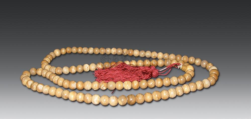 0243 清 虎骨佛珠