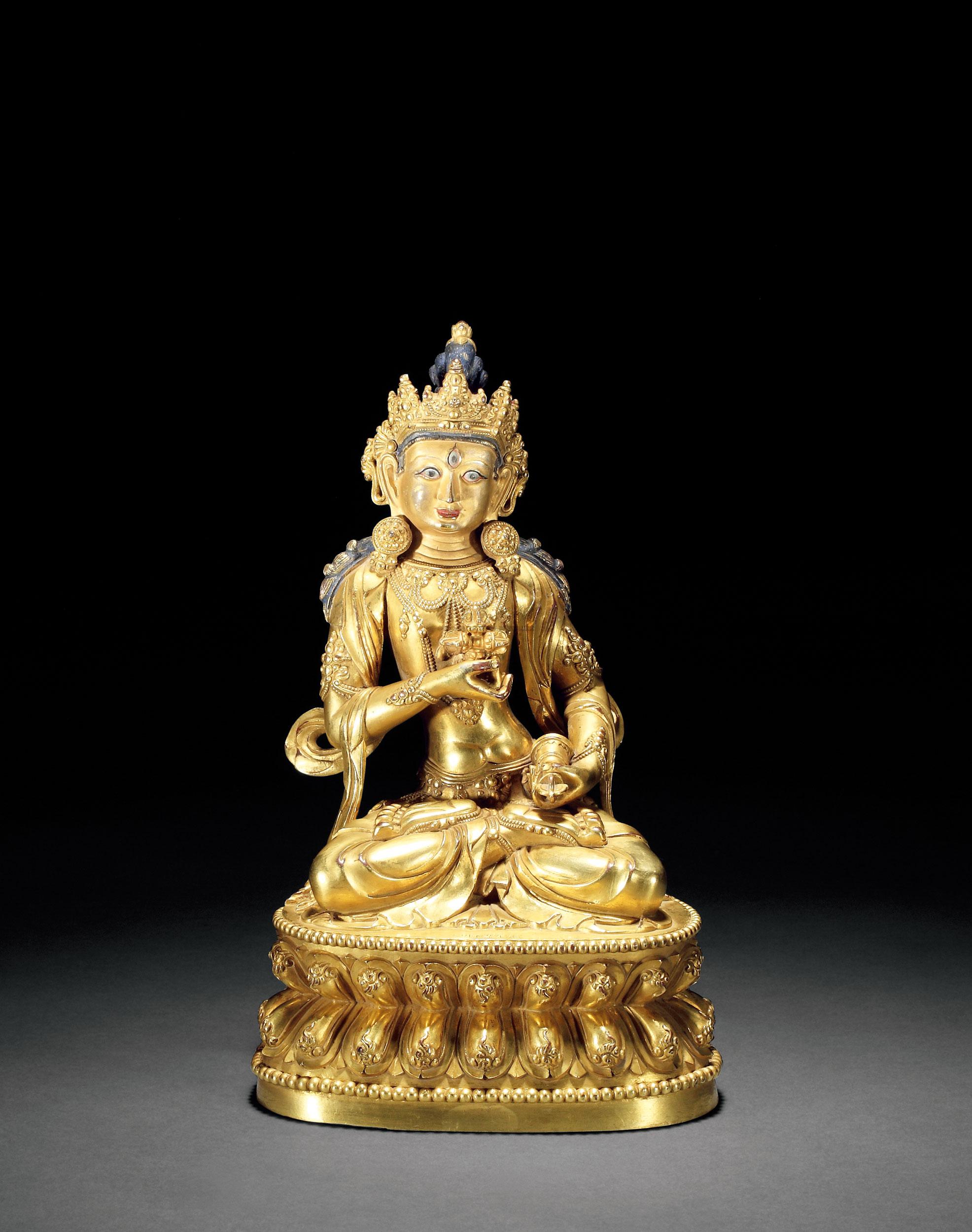 1646 清 铜鎏金金刚萨埵