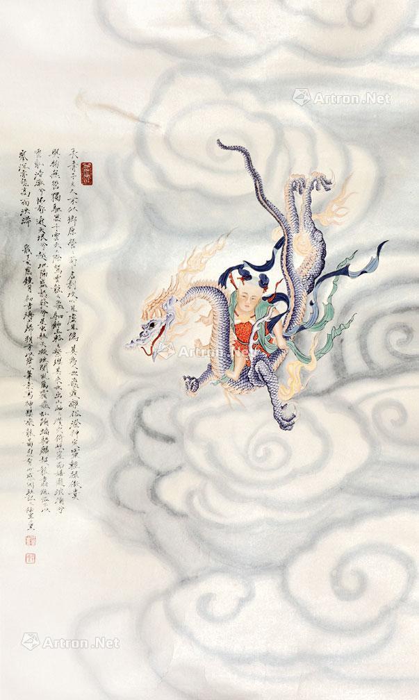 0111哪吒闹海镜片纸本