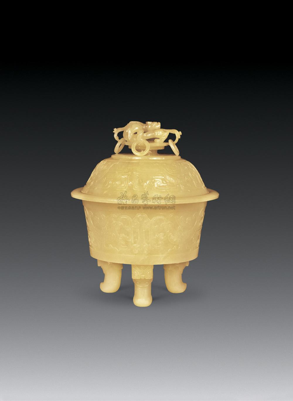 黄玉盘螭尊-中国古代玉器专场-雅昌拍卖