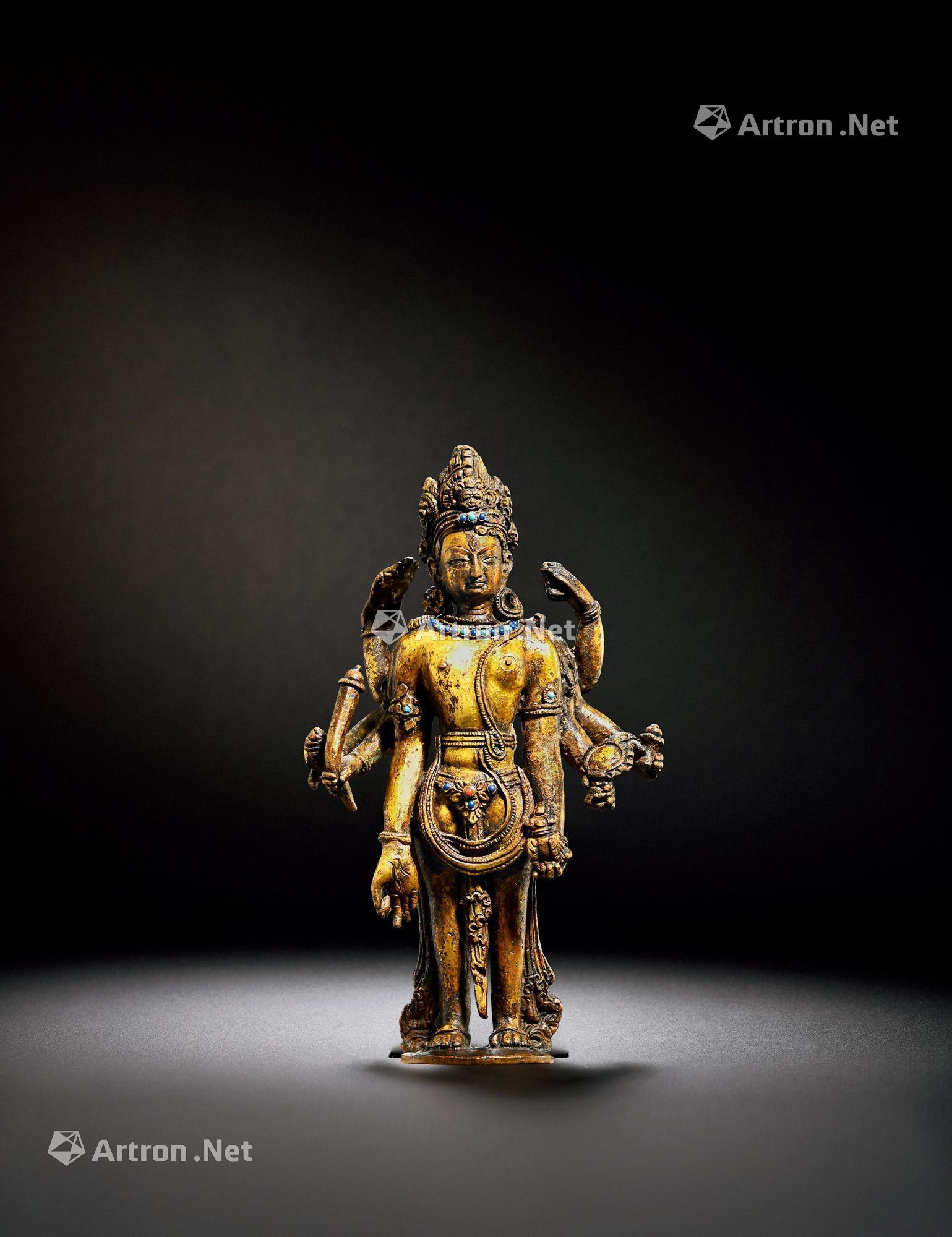 毗湿奴男女双身像-梵尘妙相——佛像艺术专场-雅昌拍卖