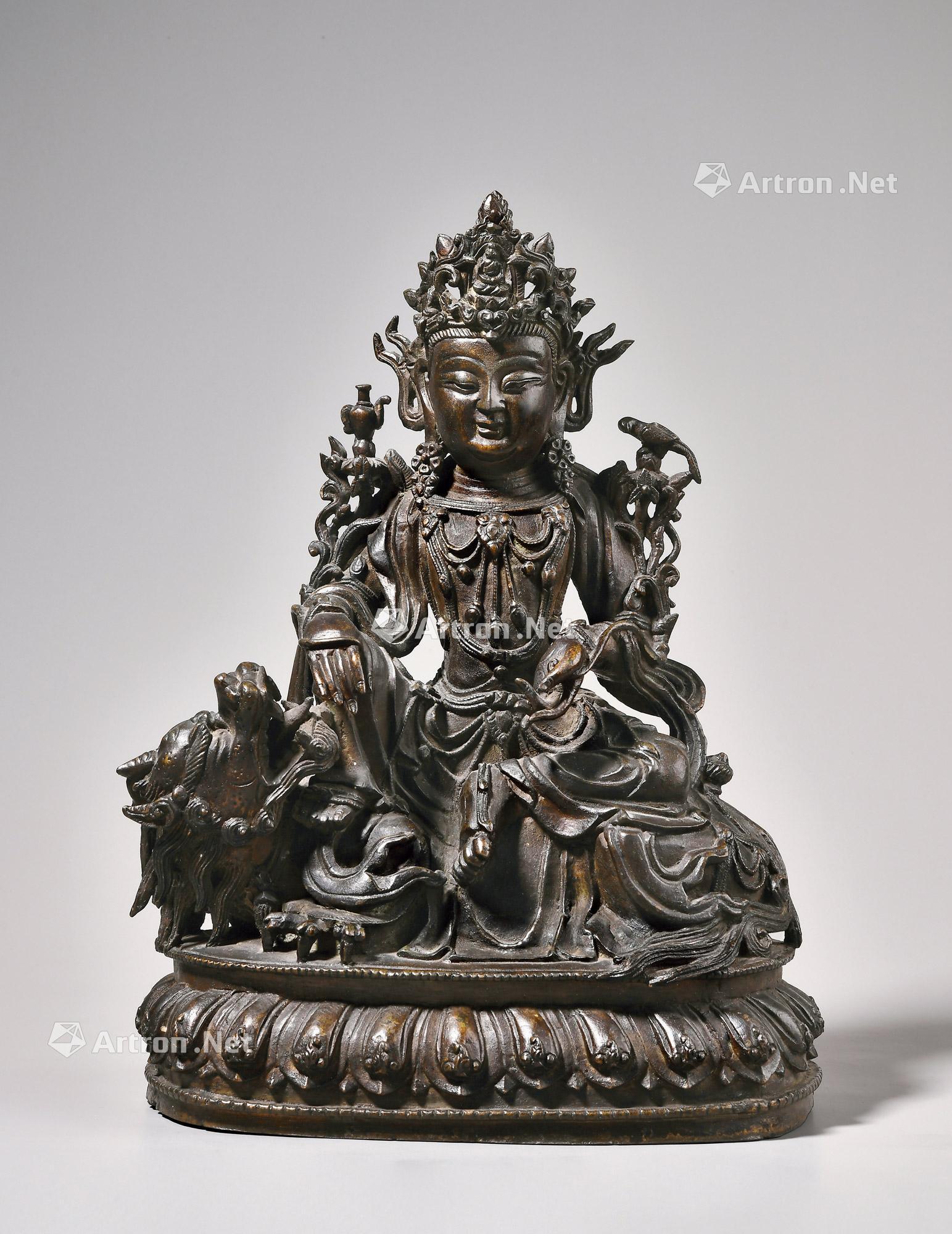 狮吼观音像-梵尘妙相——佛像艺术专场-雅昌拍卖