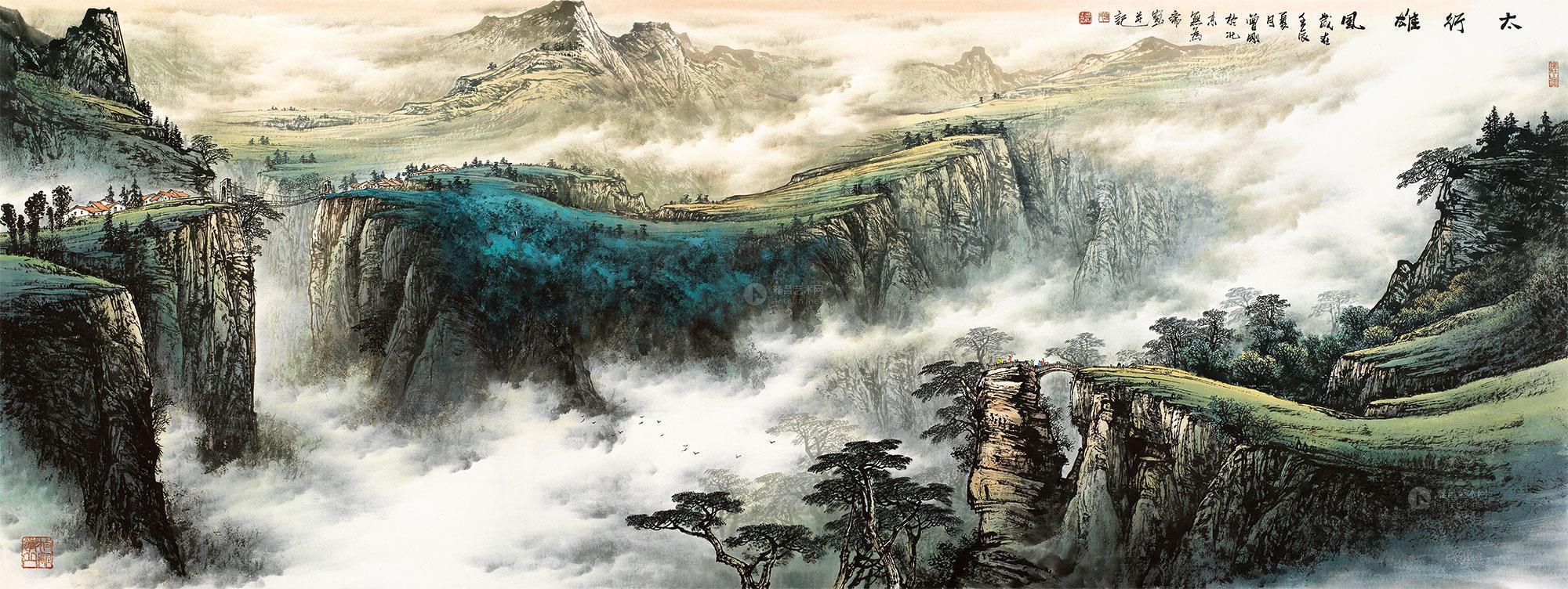 太行雄风-当代彩墨画家曾刚作品专场-雅昌拍卖