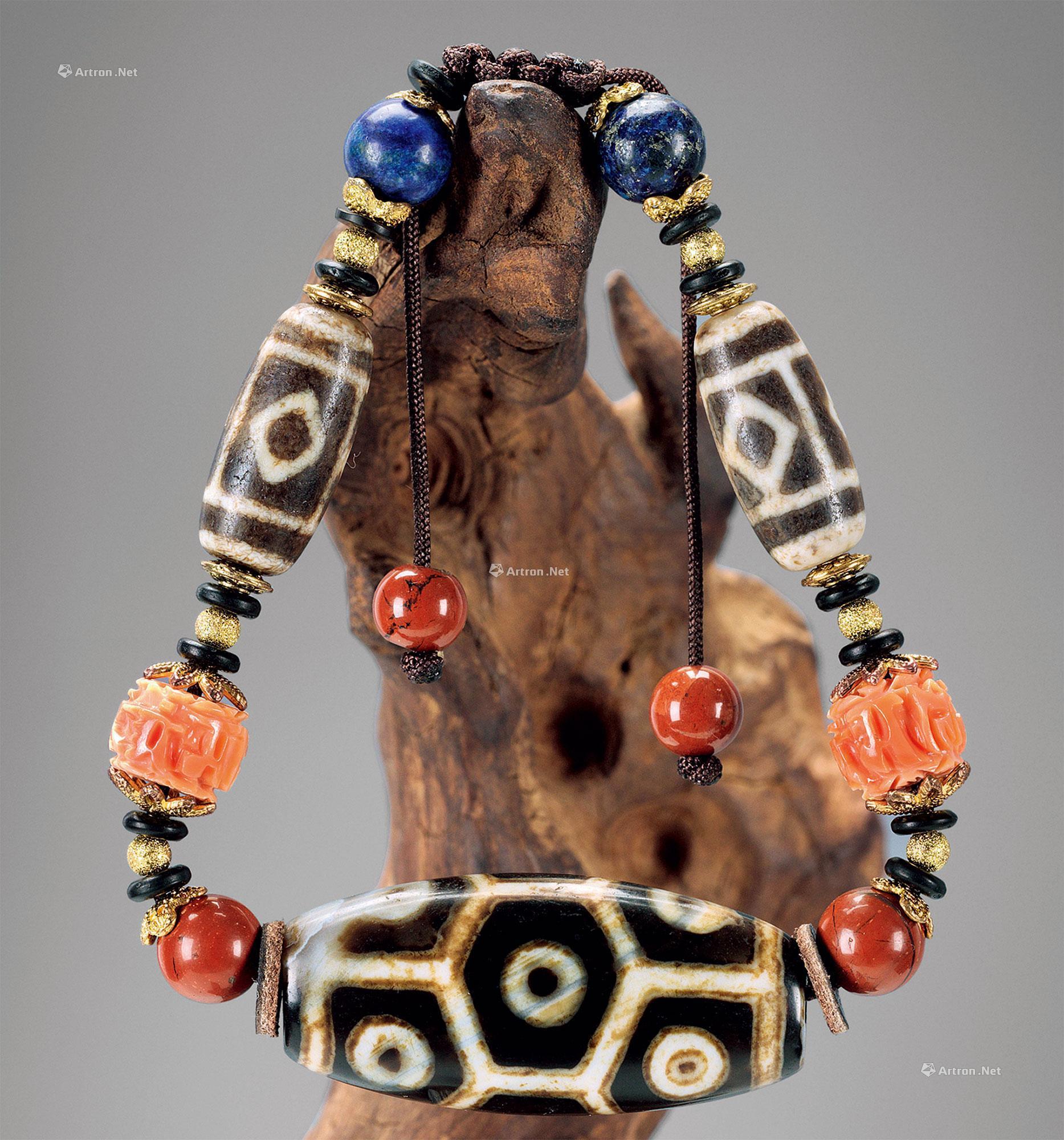 九眼长寿天珠-天地吉祥——众系天珠专场-雅昌拍卖