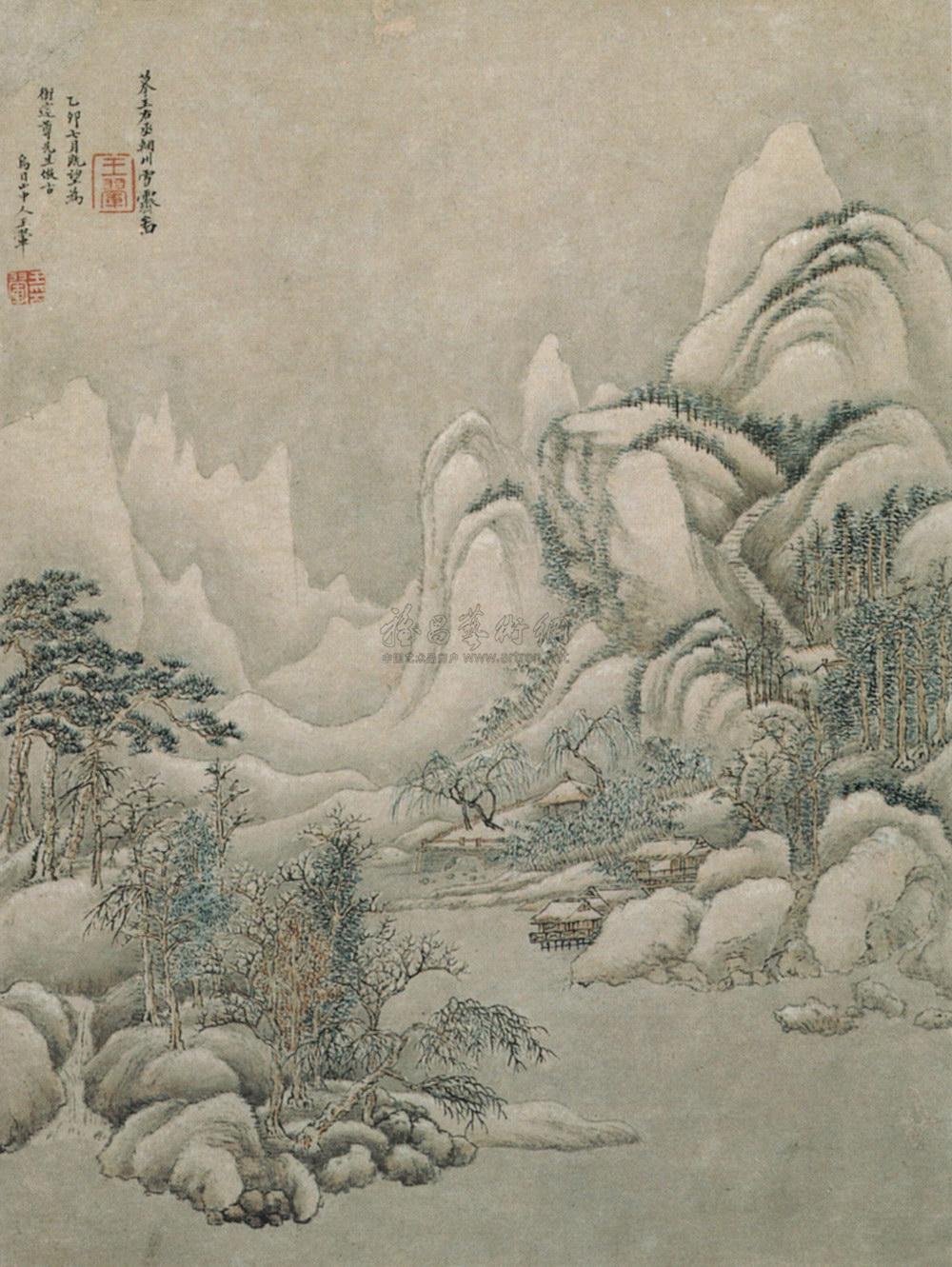 仿王維《輞川雪霽圖》-1997秋季拍賣會·中國古代書畫-雅昌拍賣