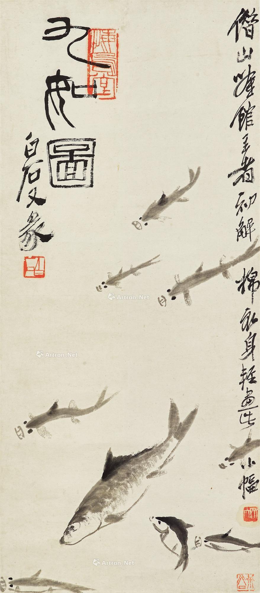 九如图-中国近现代画-雅昌拍卖