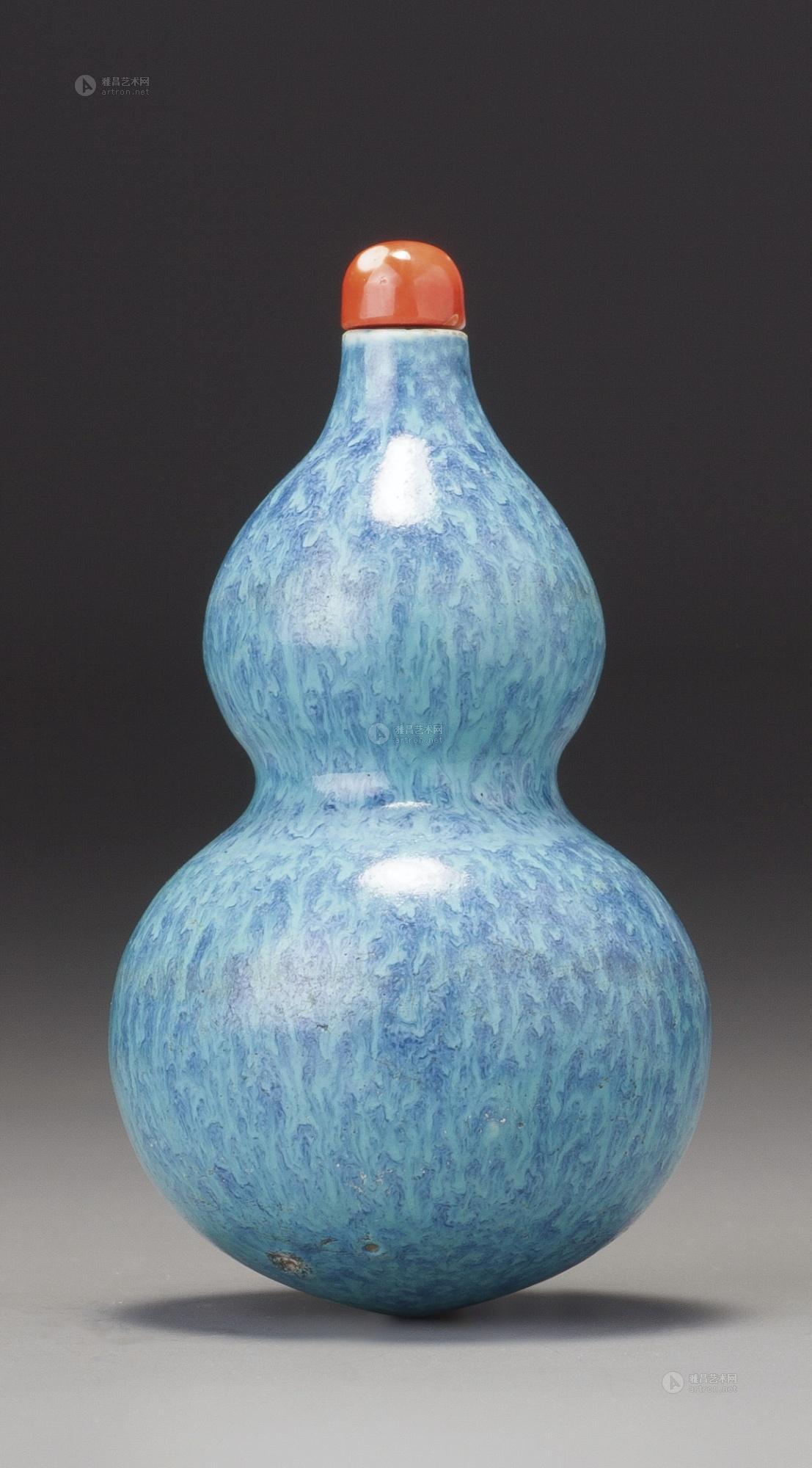 炉钧釉葫芦鼻烟壶-玛丽及庄智博鼻烟壶珍藏:第六部份-雅昌拍卖