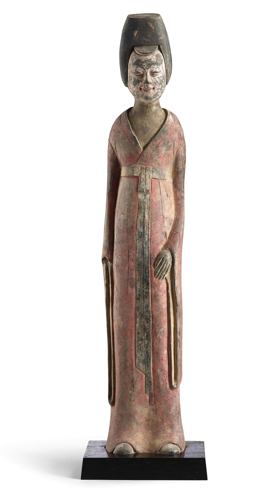 3005北魏彩绘陶文官俑