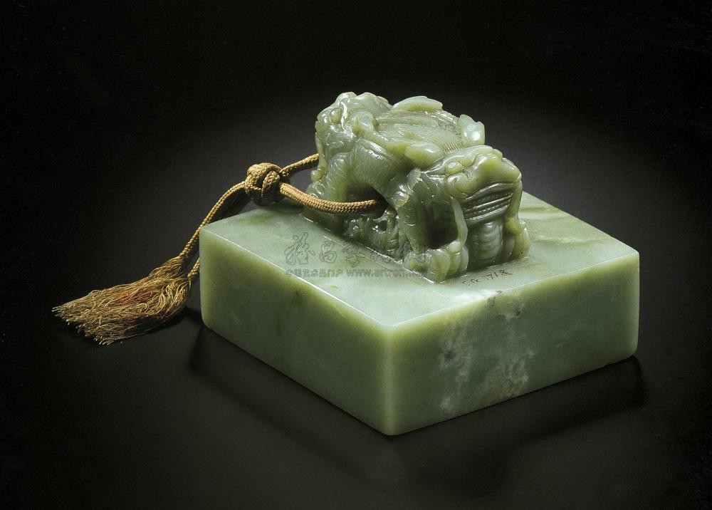 1829清十九二十世纪慈禧太后御宝青玉玺