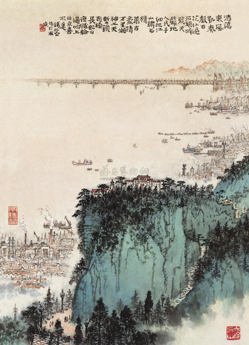 103近现代南京长江大桥镜心