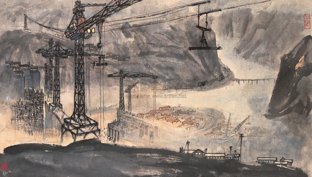 矿山之夜-中国书画(一)-雅昌拍卖