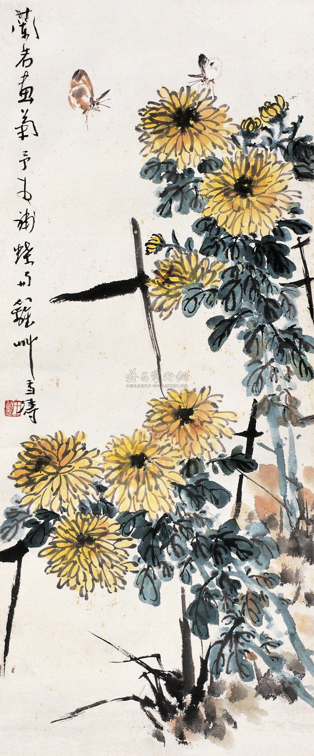 菊花-中国书画-雅昌拍卖