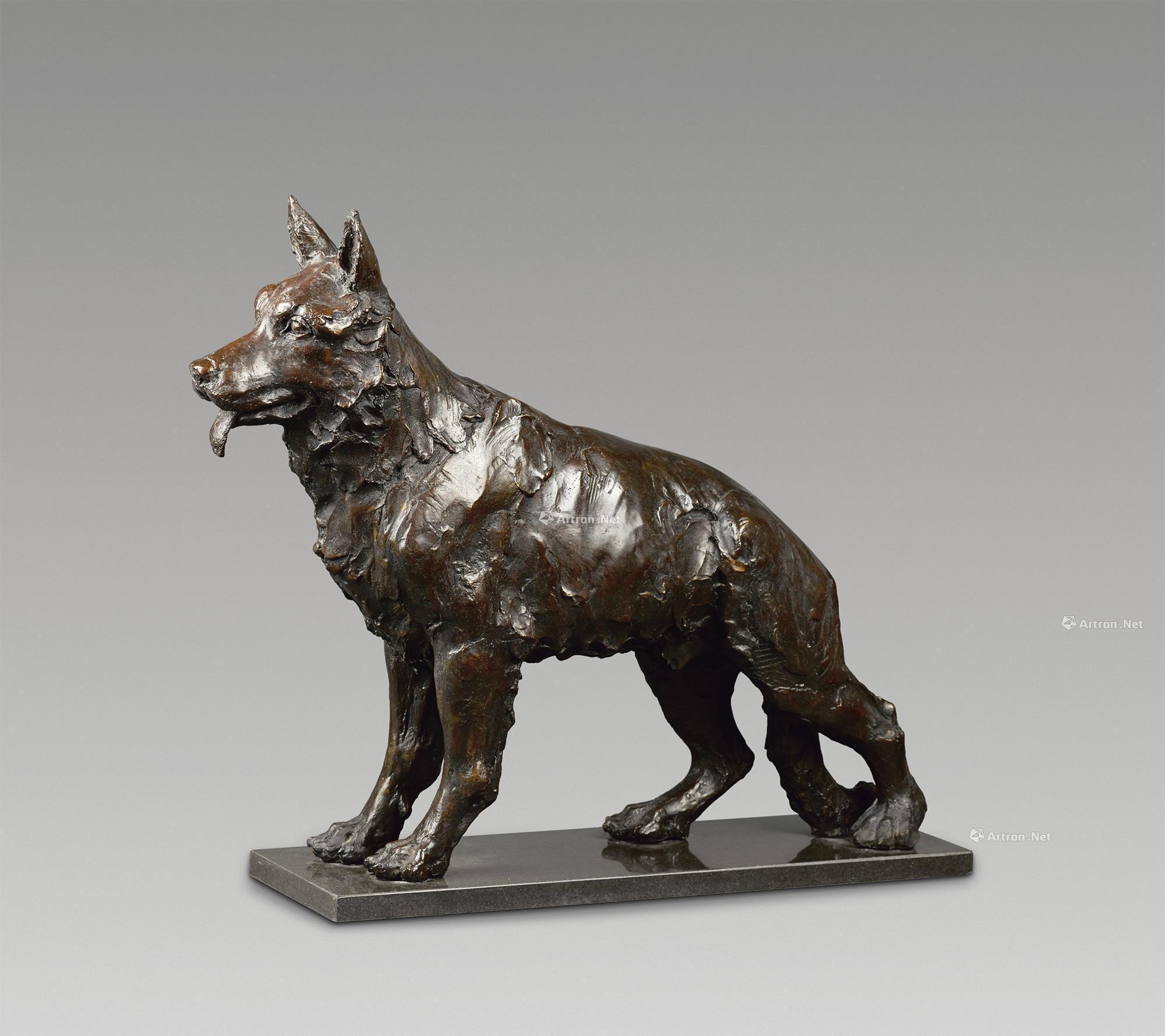 5118 2017年作 狗 铸铜 雕塑