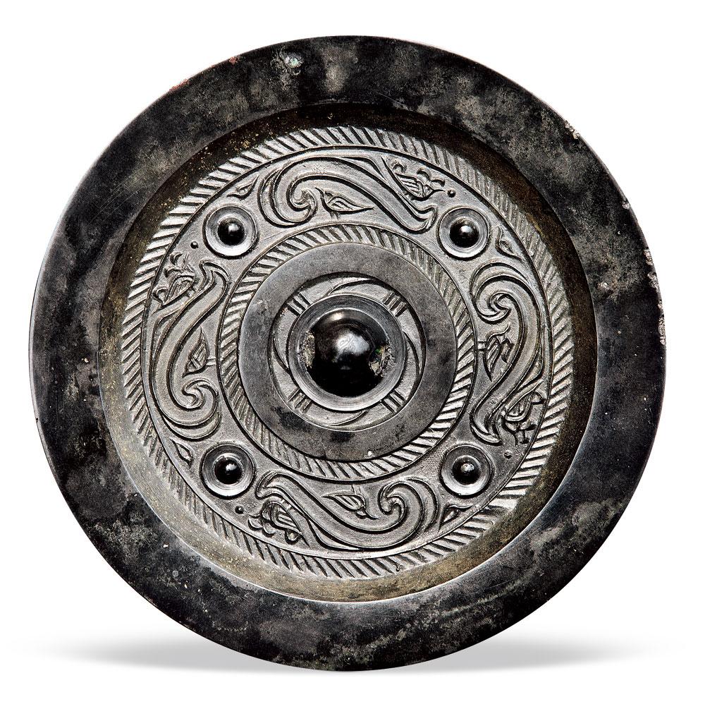 1263汉代四乳四虺镜