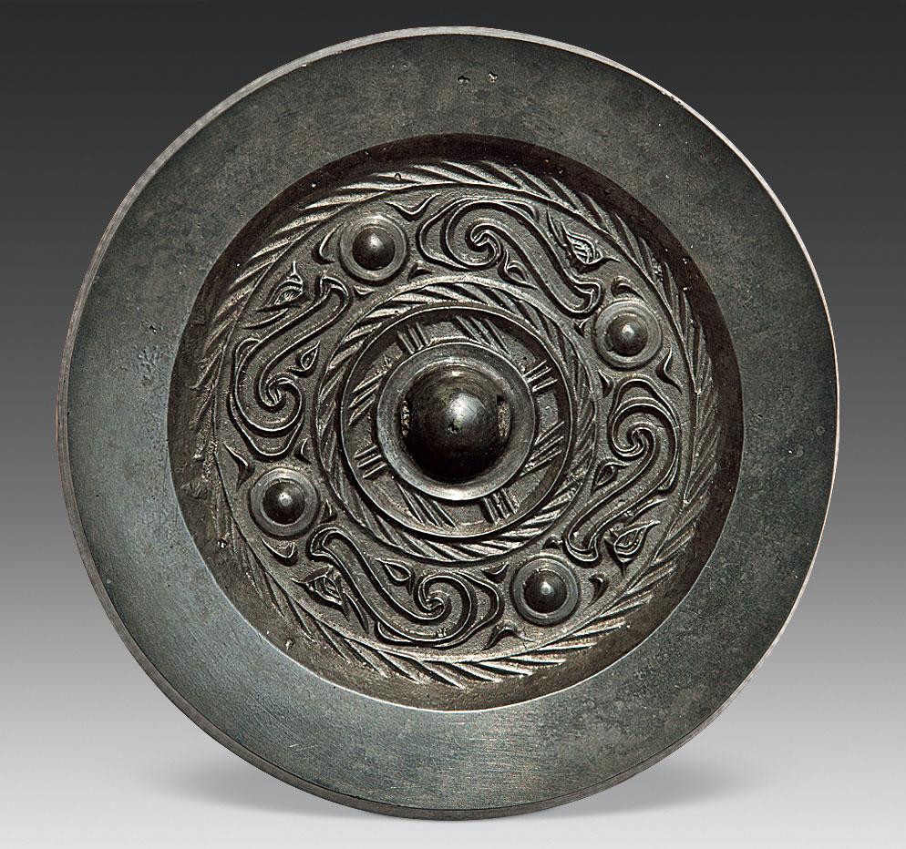 1067 汉代 四乳四虺镜