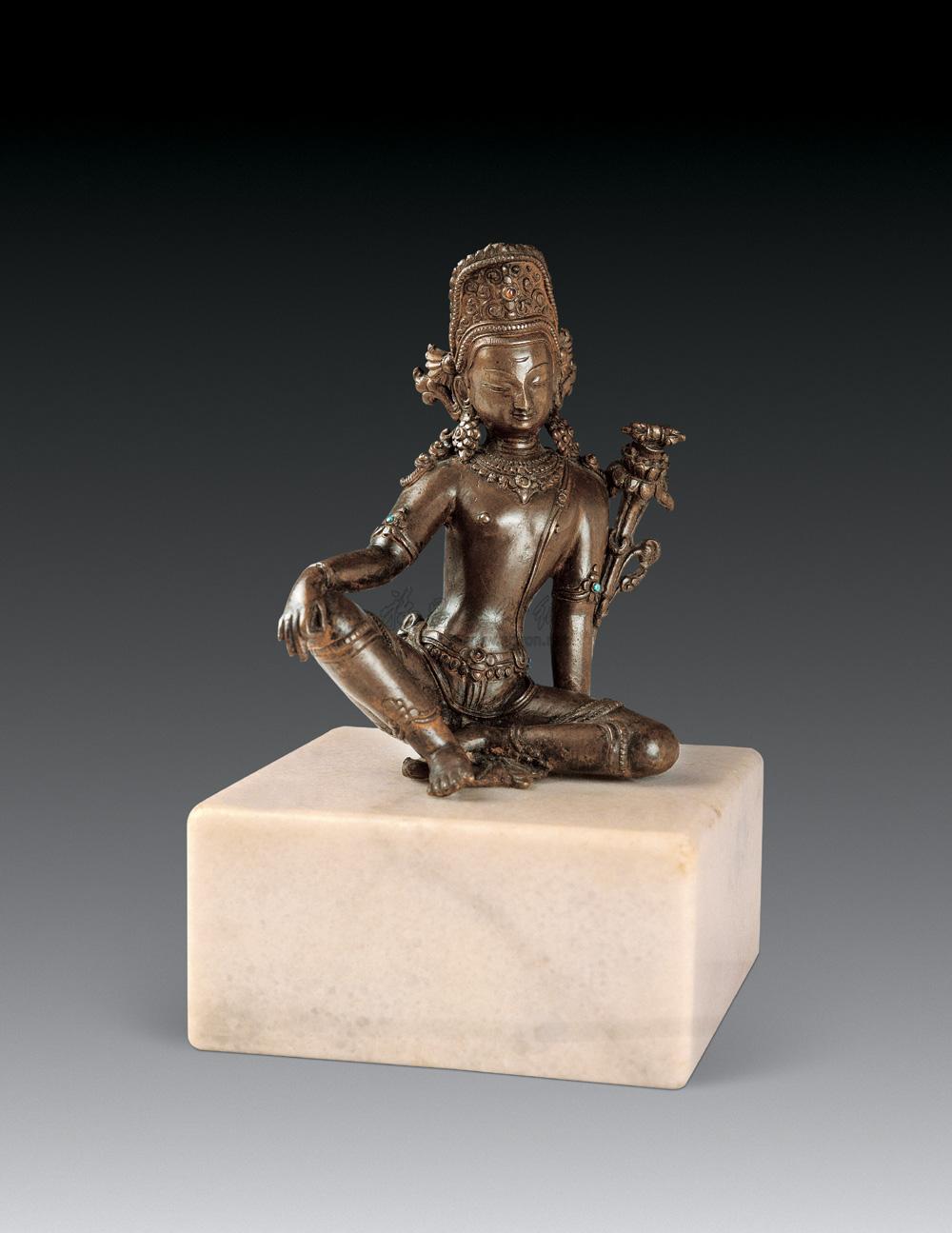 铜帝释天坐像-金铜佛像 工艺品杂项-雅昌拍卖