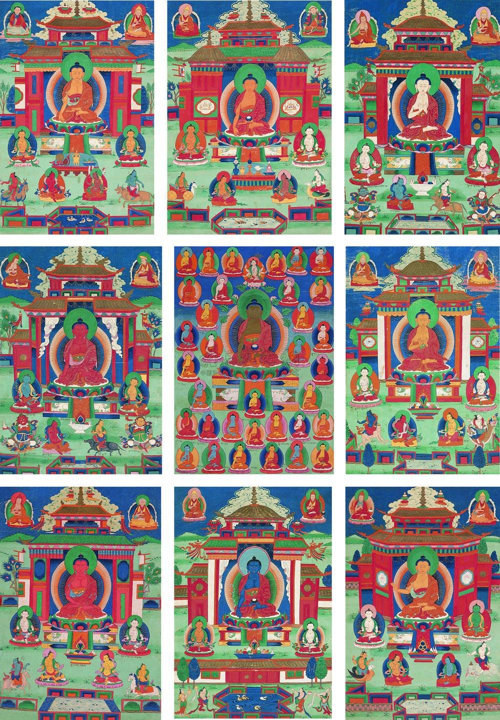 诸佛唐卡-工艺品杂项·铜佛唐卡·文房清供-雅昌拍卖