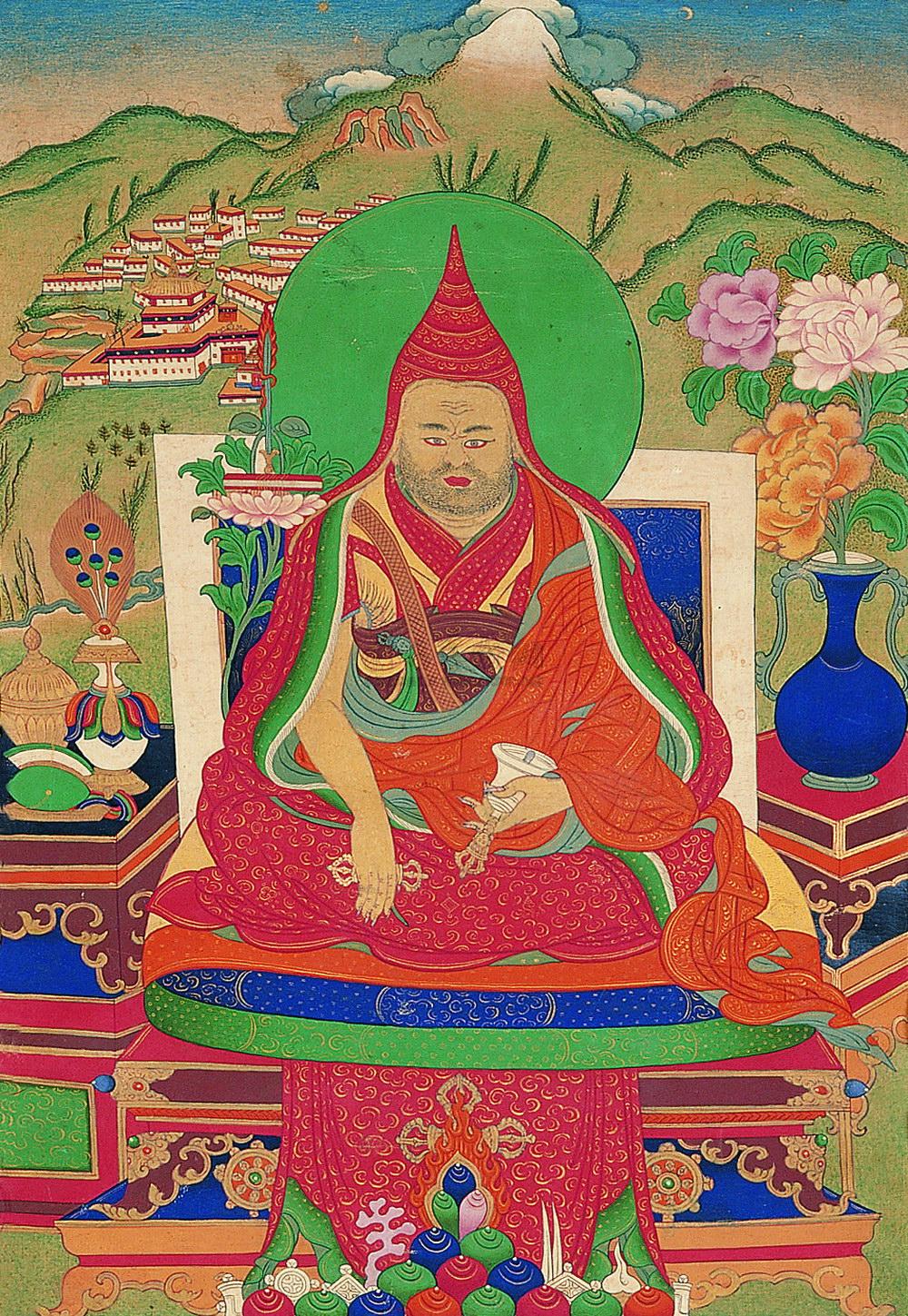 0565 清 萨迦派上师唐卡