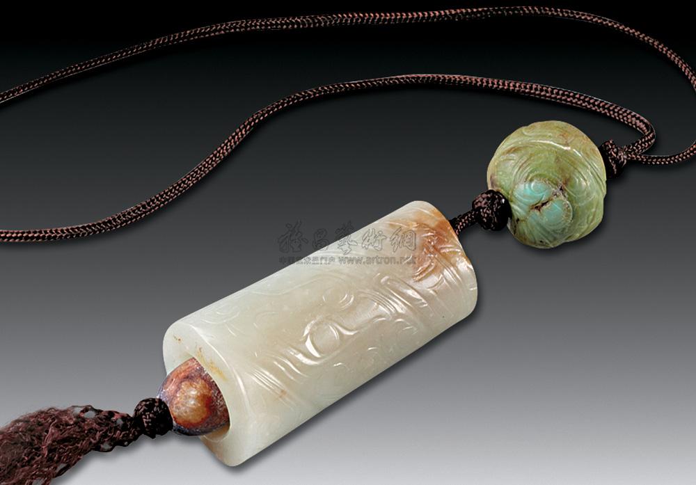 *0435 西周 玉勒子 (二件)