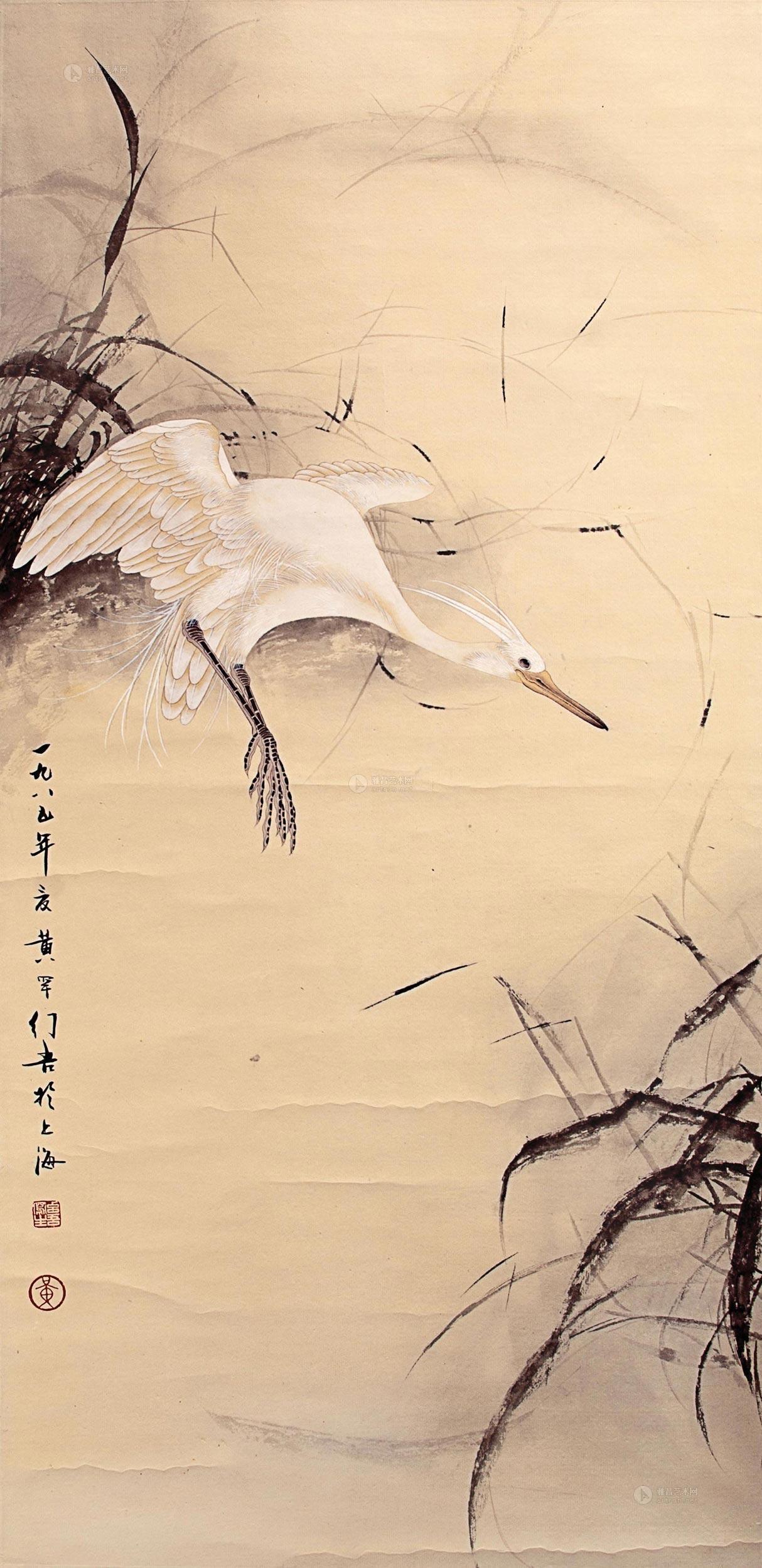 白鹭横塘-中国字画 华人西画-雅昌拍卖