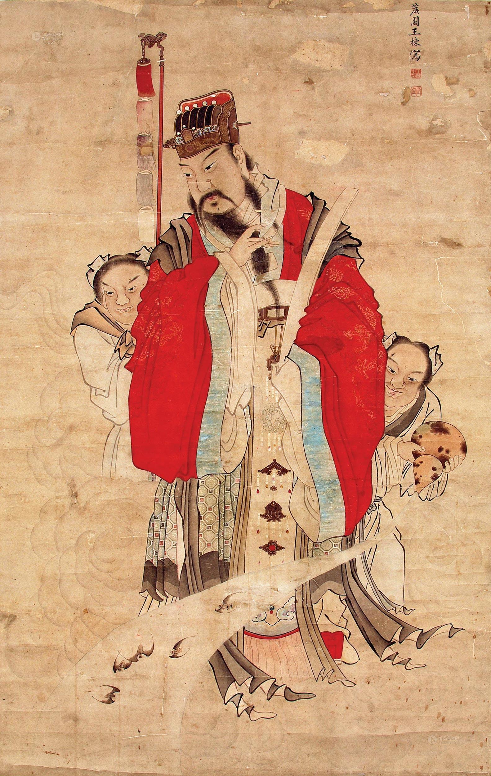 天官赐福-中国字画(一)61水彩61油画-雅昌拍卖